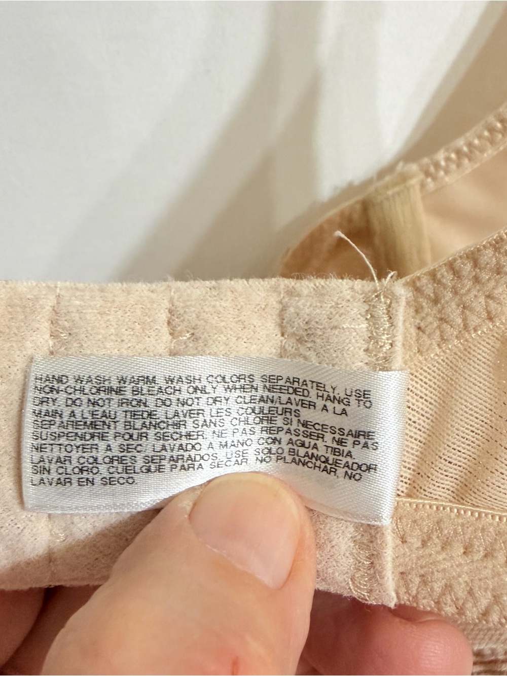 Wacoal Visual Effects Minimizer Bra Womans 40D Natural Underwire Lace Mesh Lined - Picture 8 of 8